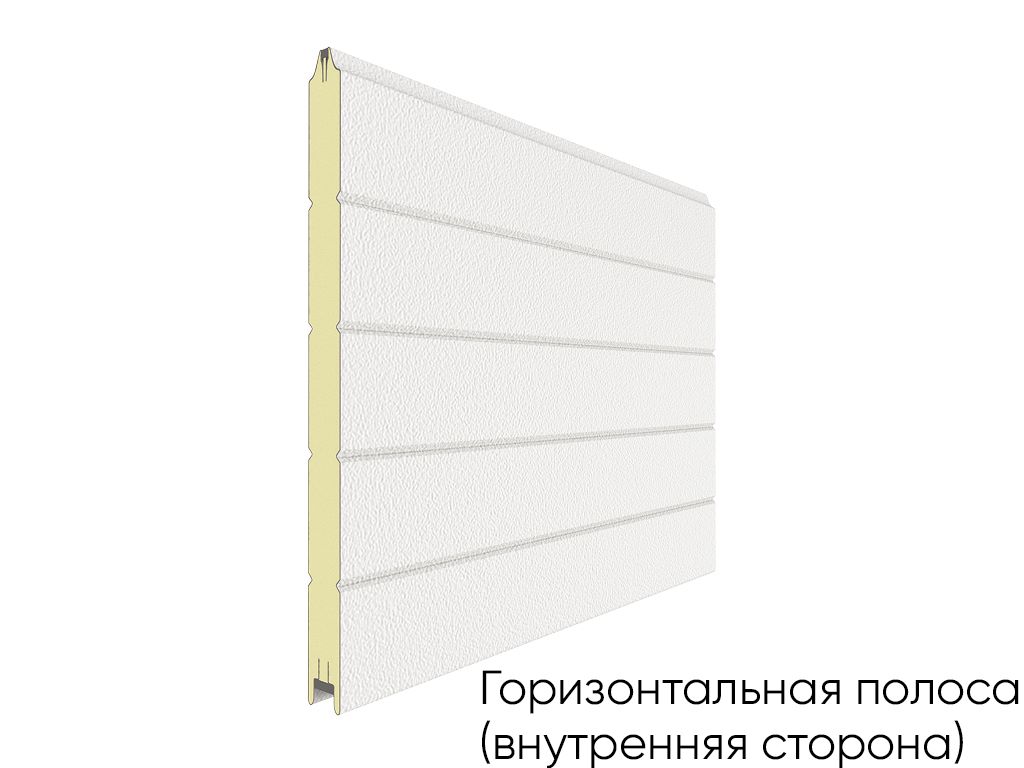 Поверхность панели — горизонтальная полоса