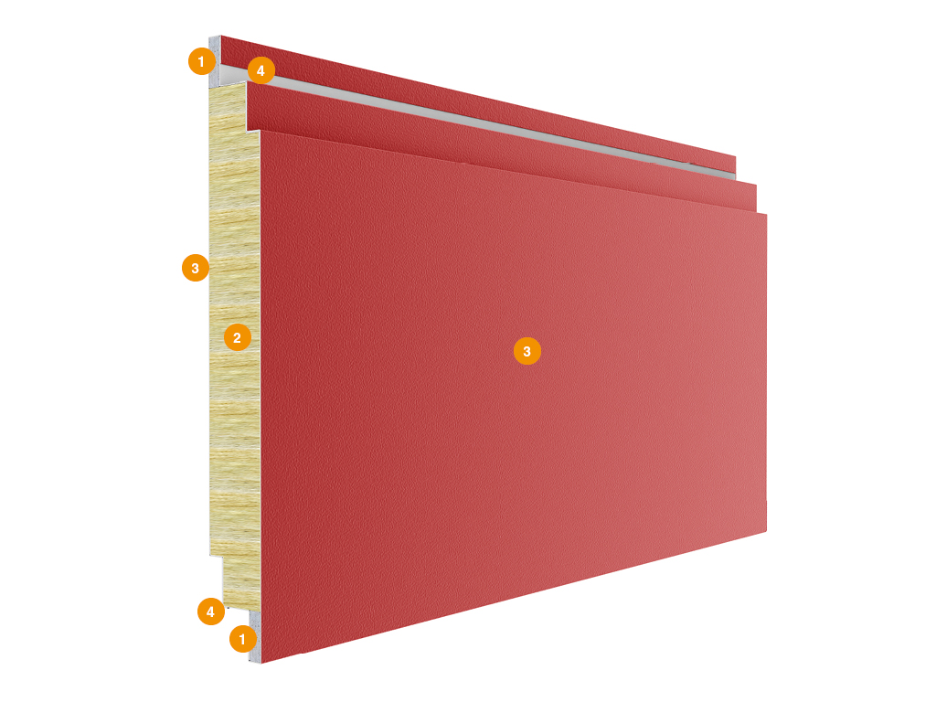 Конструкция панели EI60