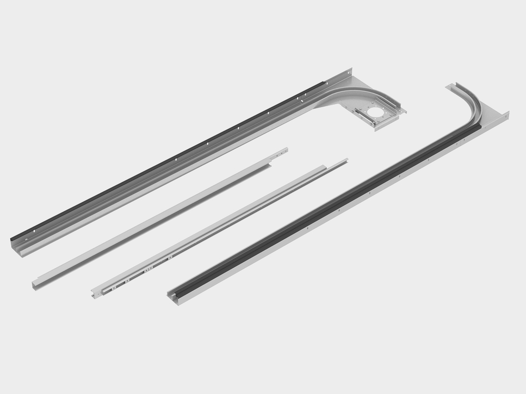 Комплект направляющих и угловых стоек