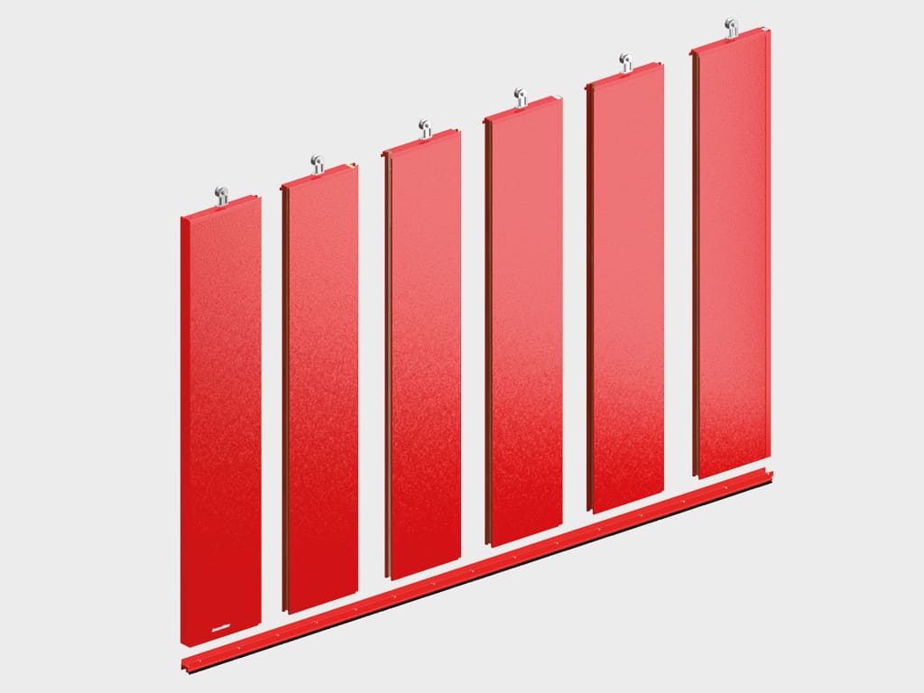 Полотно ворот 80 мм