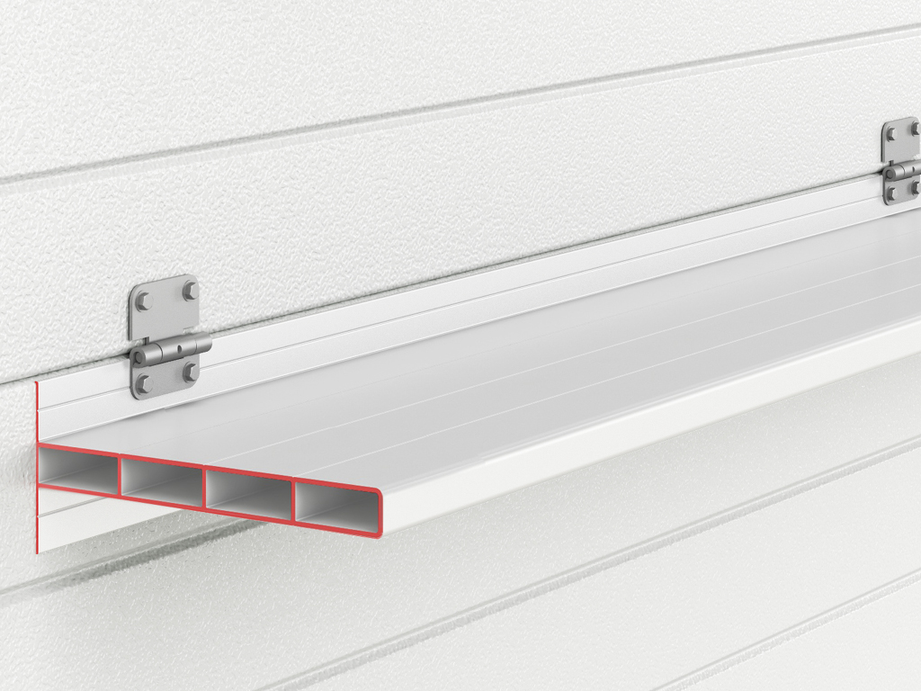 Экструдированный алюминиевый профиль ISD03ALU