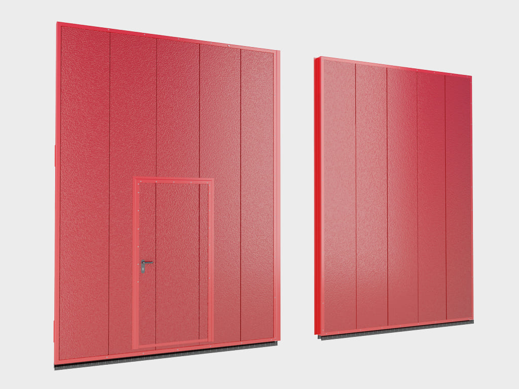 Щит ворот 80 мм