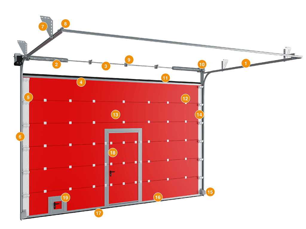 Конструкция ворот EI60