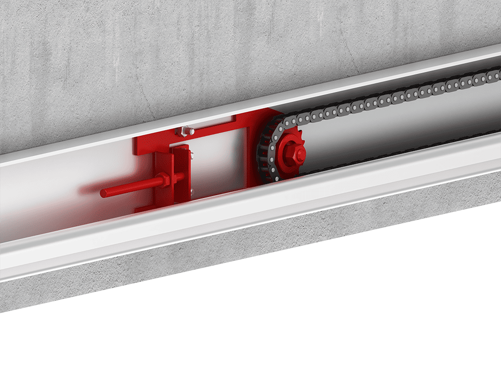 Кронштейн натяжения цепи