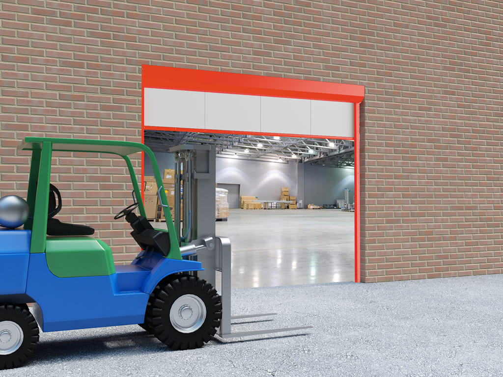 Пример Противодымная штора