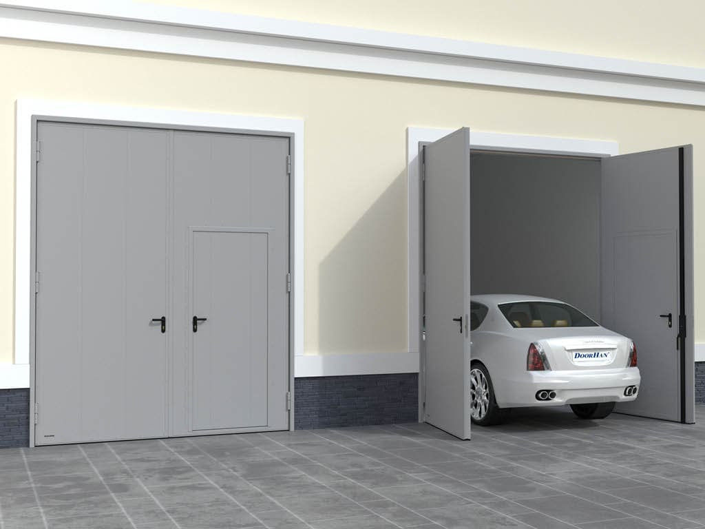 Распашные ворота DoorHan — RGV пример 1