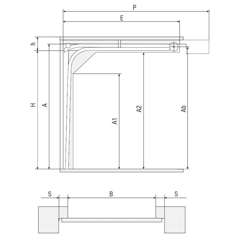 Низкий подъем, барабан сзади