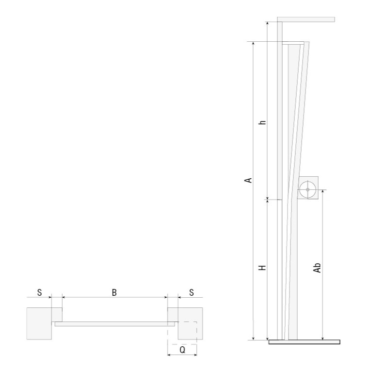 Вертикальный подъем, барабан снизу