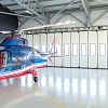 Промышленные складные ворота с нижней направляющей Промышленные складные ворота с нижней направляющей