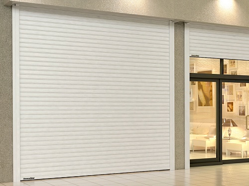 Рулонные ворота из стальных профилей (взломоустойчивые) RH117/08 Рулонные ворота из стальных профилей (взломоустойчивые) RH117/08