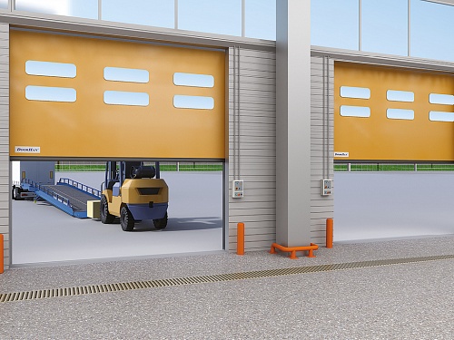 Скоростные рулонные ворота для наружного использования серии SPEEDROLL SDO Скоростные рулонные ворота для наружного использования серии SPEEDROLL SDO