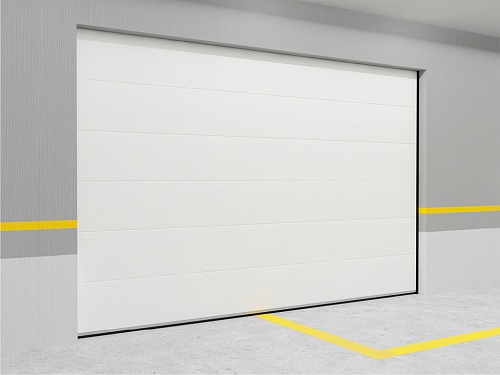 Промышленные ворота секционные из стальных сэндвич-панелей с торсионным механизмом ISD THERMALPRO Промышленные ворота секционные из стальных сэндвич-панелей с торсионным механизмом ISD THERMALPRO